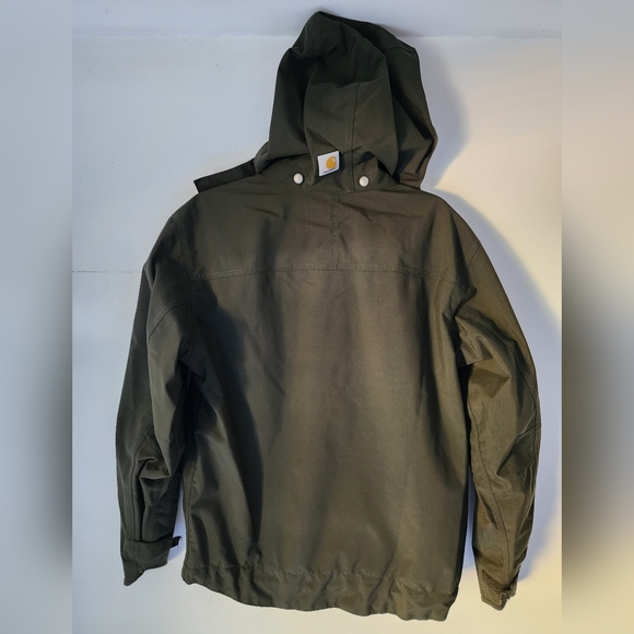 Carhartt Storm Defender Waterproof Hooded Jacket - Green (Men’s Small) - Picture 5 of 5